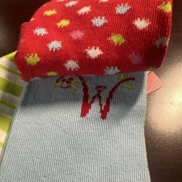 American Girl Doll Wellie Wishers Merry Sock Set for Girls Set of 3 Pairs - Picture 3 of 5